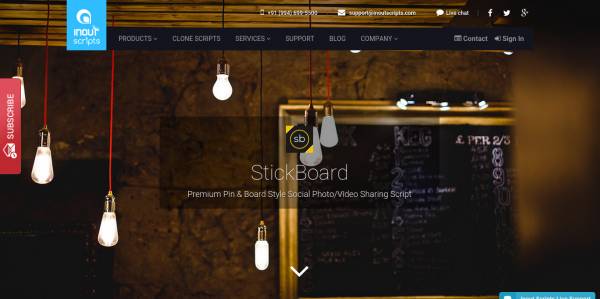 Inout Stick Board - Inspired Clone of Pinterest - Pinterest Clone hot ...